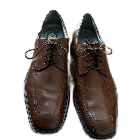 Kenneth Cole with Silver Technology mens Leather Shoes Size 10.5 Brown main image 4